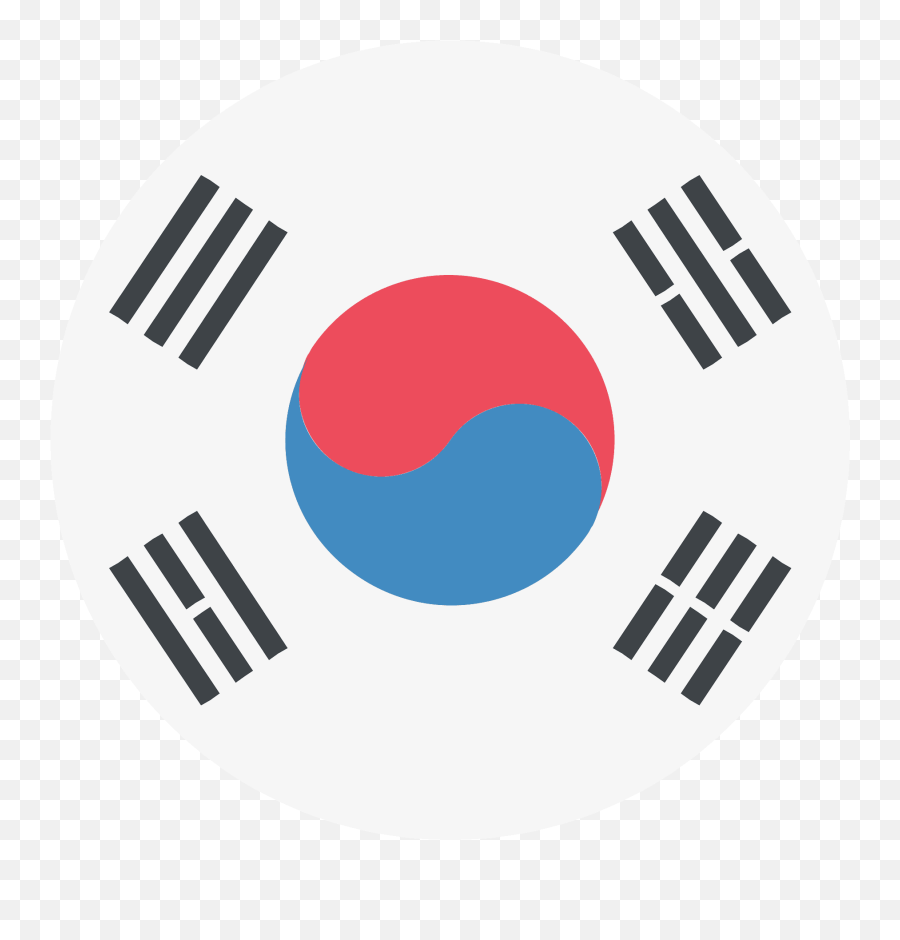South Korea Flag Emoji Clipart - Dream League Soccer Korea Logo,South Korea Flag Emoji