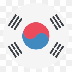 South Korea Flag Emoji Clipart - Dream League Soccer Korea Logo,South Korea Flag Emoji