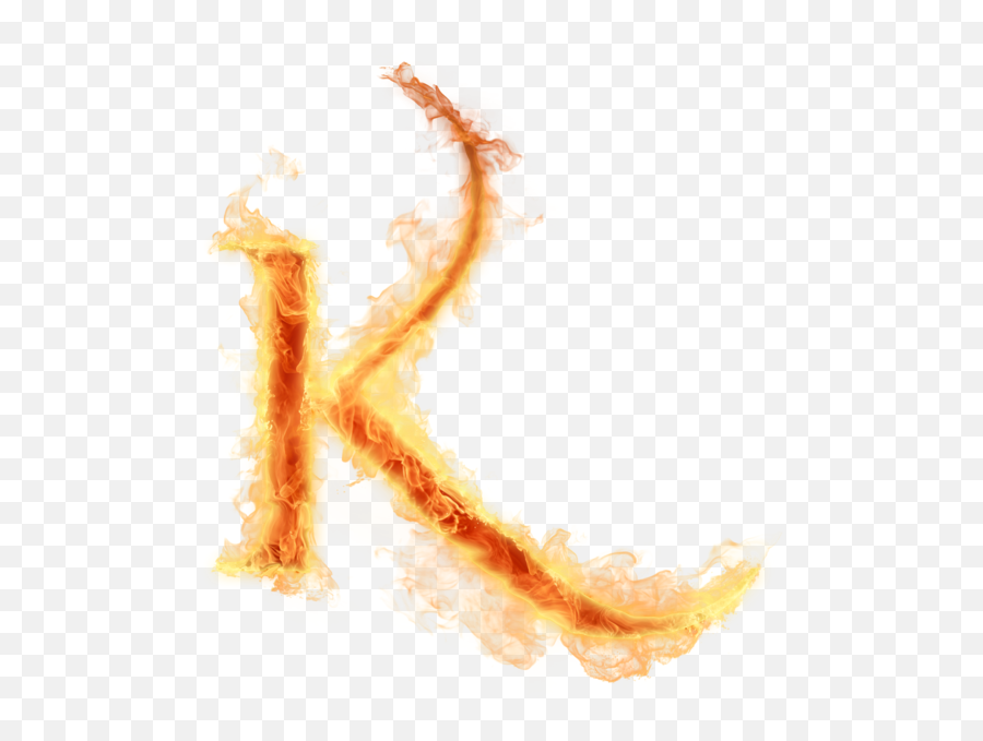 Burning Letter K Psd Official Psds Emoji,K Emoji Rletter