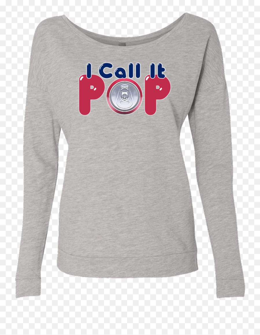 Iu0027m From Michigan I Call It Pop Next Level Ladiesu0027 French Terry Scoop Heather Grey 2xl Emoji,Shoulder Shrink Emoji