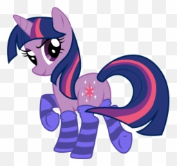Wearing Mlp - Twilight Mlp Socks Emoji,Emoji Knee Socks