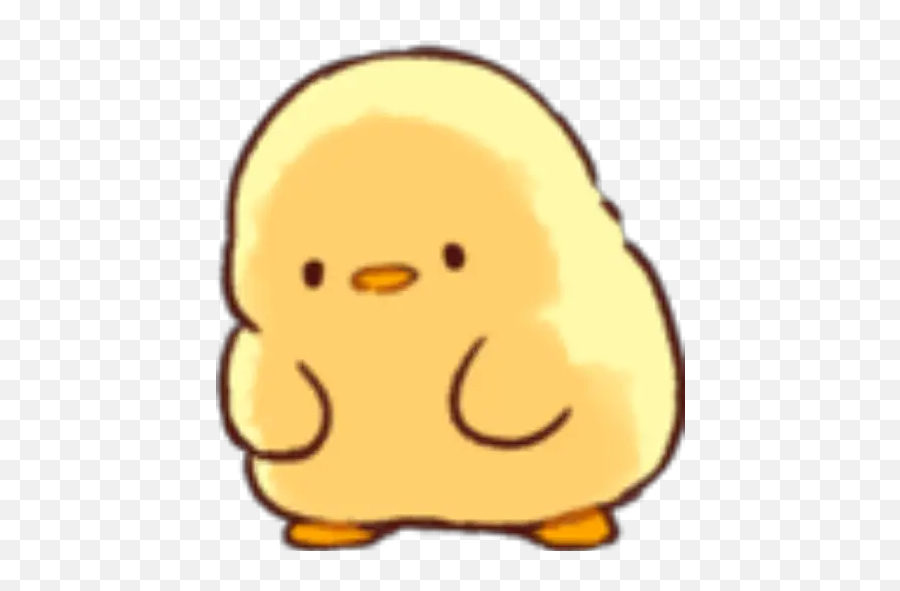 Cute Chick 2 Stickers For Whatsapp - Happy Emoji,Emoji Llorando Png