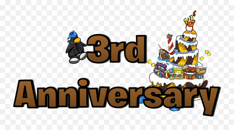 3rd Anniversary Of Club Penguin Rewritten Cheats Special - Club Penguin Birthday Emoji,Sonic Emoticons
