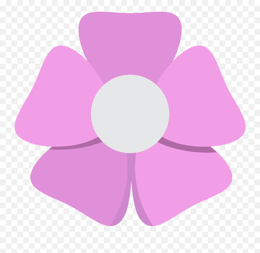 Rosette Emoji Clipart - Girly,Rosette Emoji