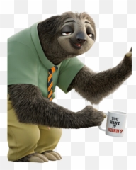 Flash - Sloth In Zootopia Emoji,Emoji La Pelicula Coraline Muppets