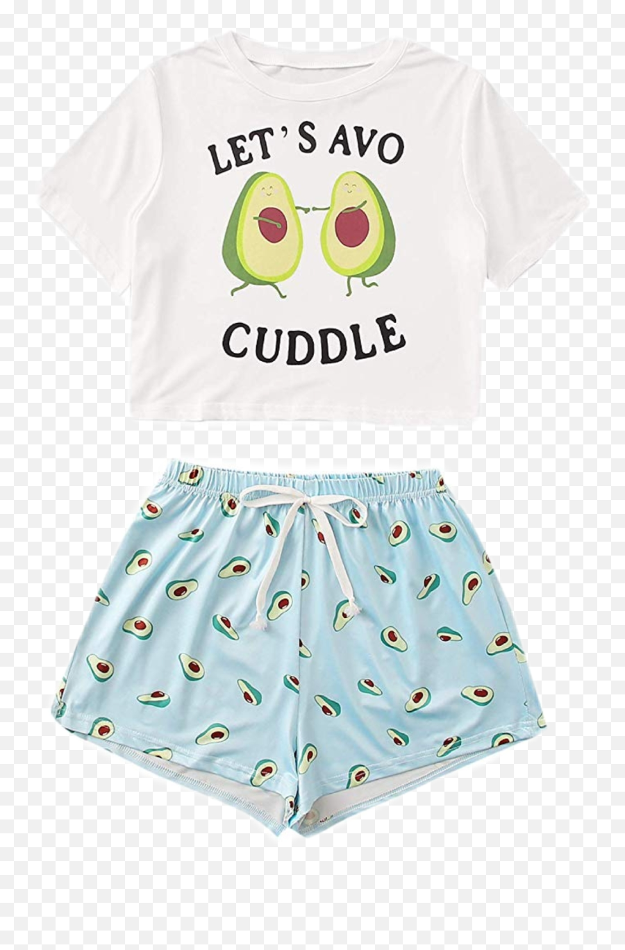 Pyjama Avocado Sticker Emoji,Emoji Pyjama