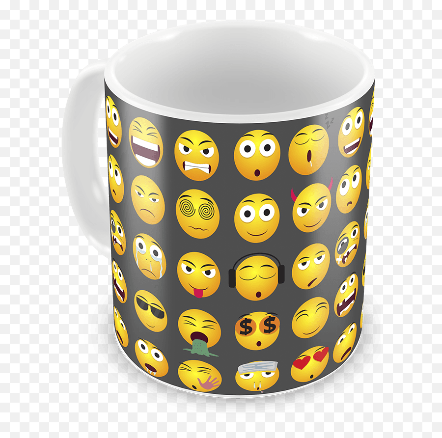 Caneca Emojis Emoticons Personalizada Cod 2098 - Canecas Personalizadas Emoji,Emoji Times De Futebol