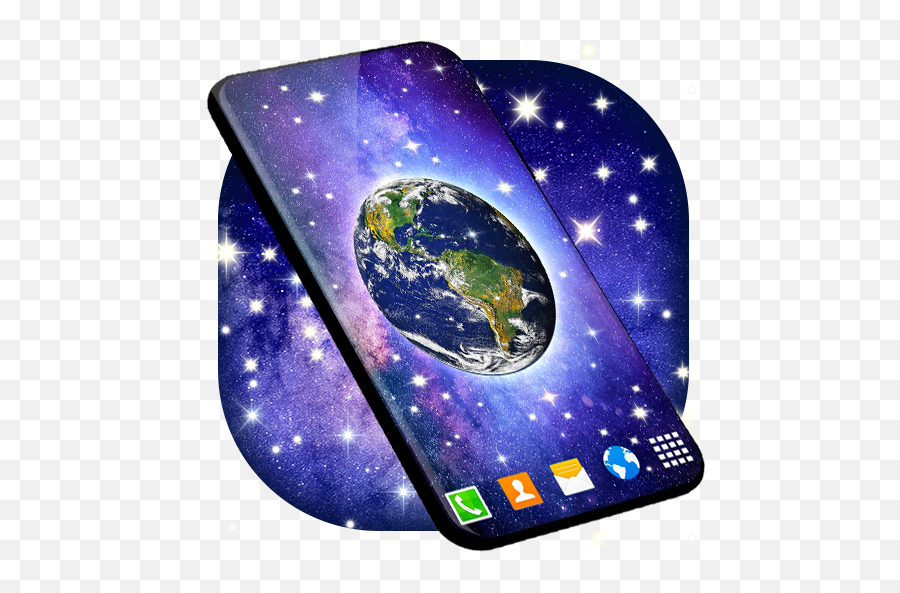 Earth From Space Live Wallpaper Hd Wallpapers - Google Earth Emoji,Earth Emoji