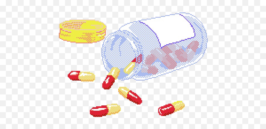 Pixel Medicament Medicine Vitamins Vitamin Tumblr - Drugs Pixel Png Emoji,Pixel Emoji Tumblr