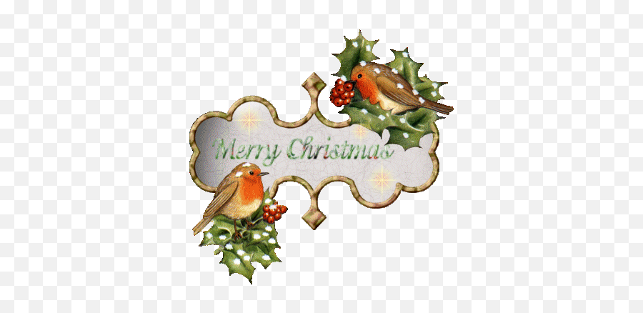 Free Christmas Powerpoint Presentation Backgrounds - Christmas Birds Gif Emoji,Merry Christmas Emoticons Free