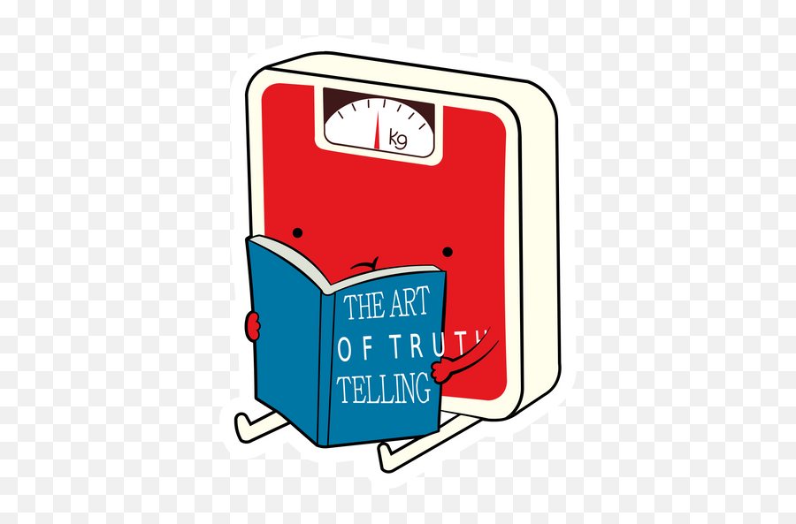 Body Scales The Art Of Truth Telling Sticker - Sticker Mania Language Emoji,American Flag Emoji Art