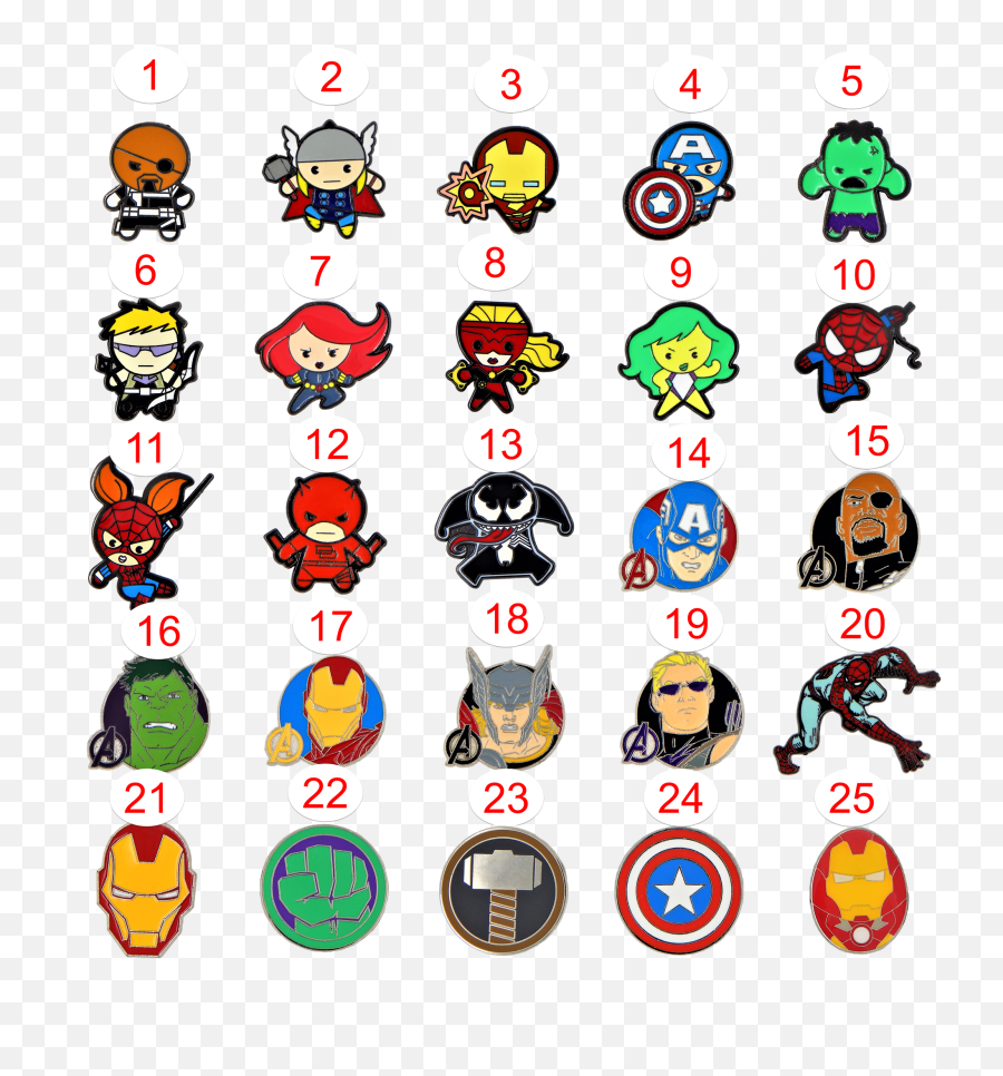 Marvel Avengers Individual Pin Walt Emoji,Emoticon Disney