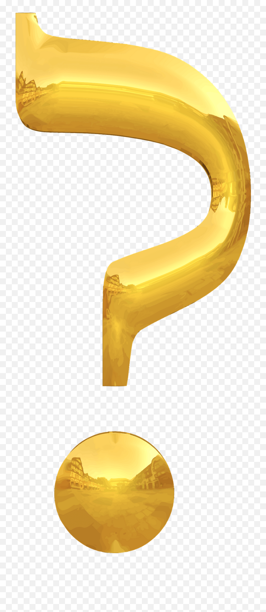 Golden Question Mark Transparent Png - Stickpng Vector Graphics Emoji,Emoji 