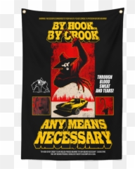 By Hook Or By Crook Banner U2013 Any Means Necessary Clothing - Fictional Character Emoji,:c Emoticon Meaning