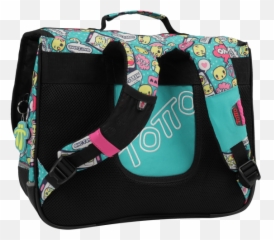 Mochila Escolar - Tijeras Niña Totto 3200x3750x1650cm Top Handle Handbag Emoji,Mochila Escolar Dos Emotions