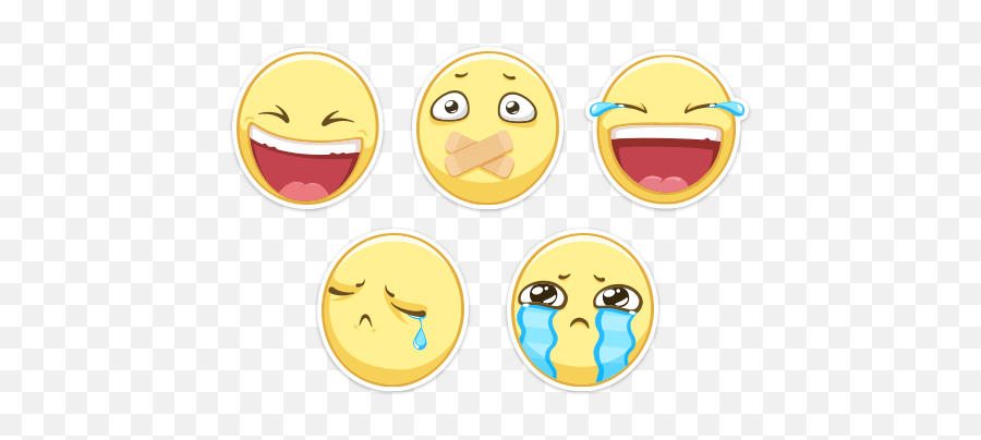 Download Set Of Stickers Smilies Vk Free Emoji,Vk Emoticon