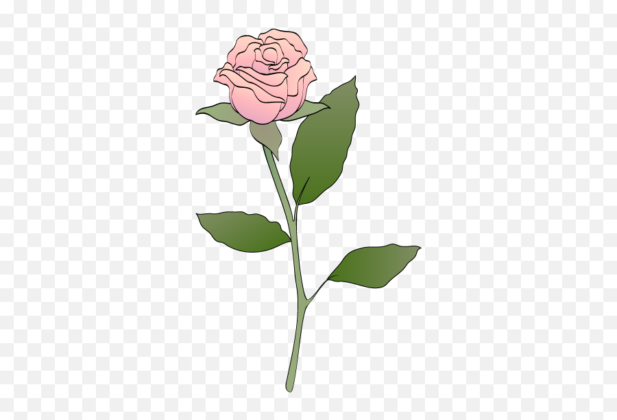 Pics Images Clip Art Pink Rose - Pink Rose Clip Art Emoji,Pink Rose Emoji