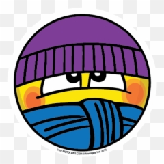 Smiley Cold - Cold Smiley Face Emoji,Freezing Emoji