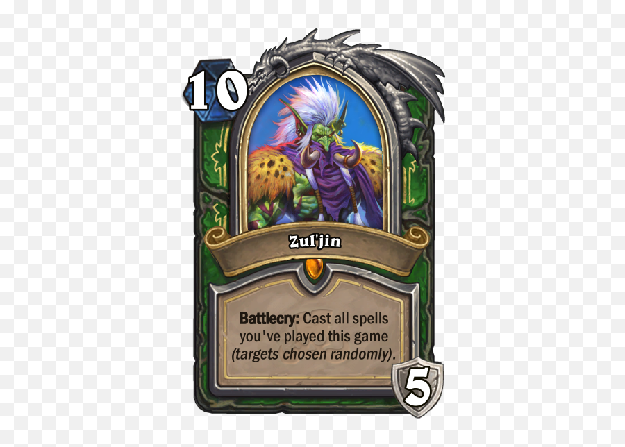 Rastakhanu0027s Rumble Card Reveals Zulu0027jin U0026 Splitting Image - Hearthstone Hero Card Emoji,Zarya Hots Emojis