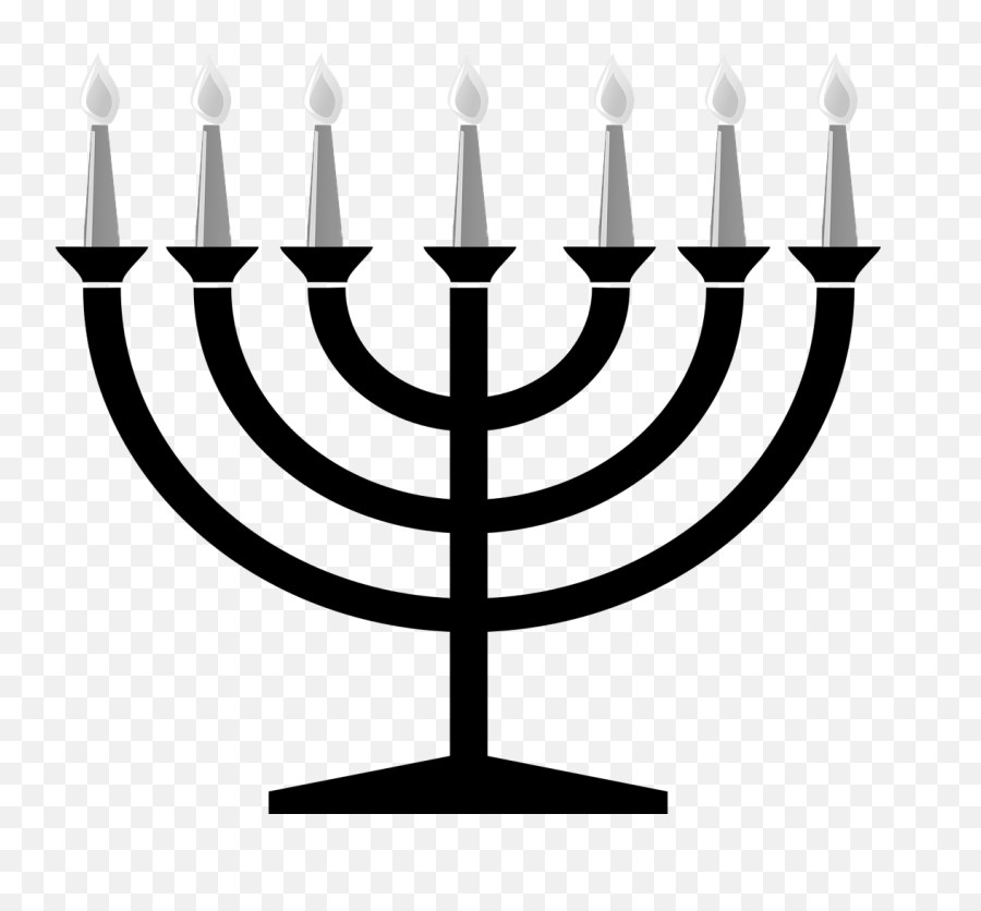Jewish Symbolism Judaism Menorah - Jewish Symbol Emoji,Hanukkah Emoticons For Twitter