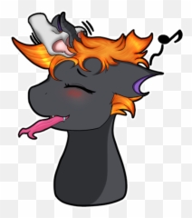1884229 - Artistmythos Art Changeling Commission Fictional Character Emoji,Simple Tongue Emoji Sticker