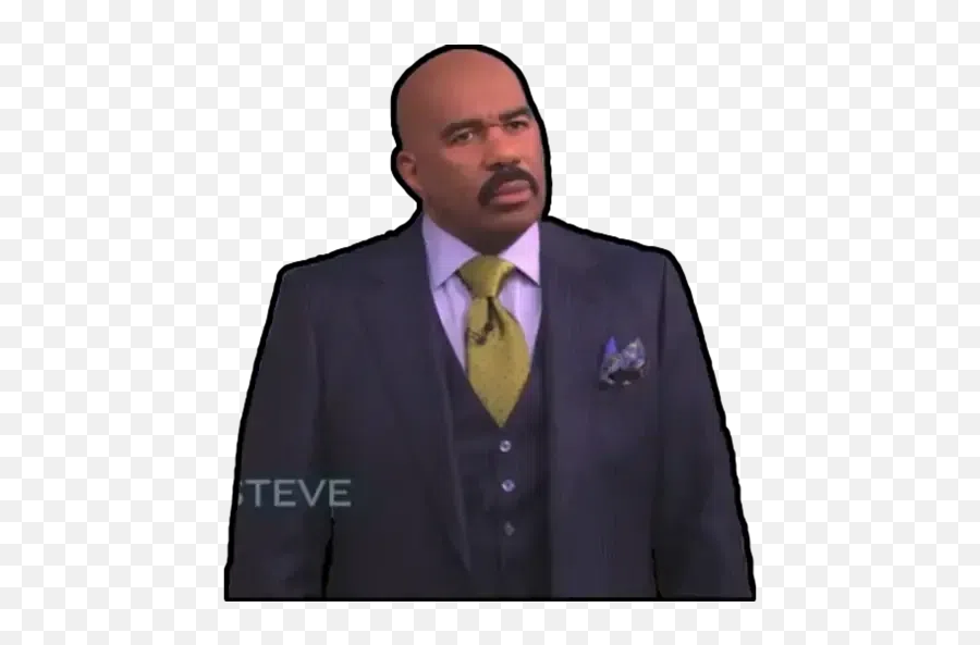 Steve Harvey Sticker Pack - Stickers Cloud Tuxedo Emoji,Steve Harvey With Heart Emojis