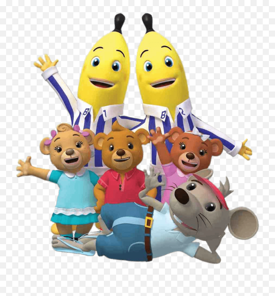 Bananas In Pyjamas And Friends Transparent Png - Stickpng Bananas In Pyjamas New Emoji,Friends Emoticon