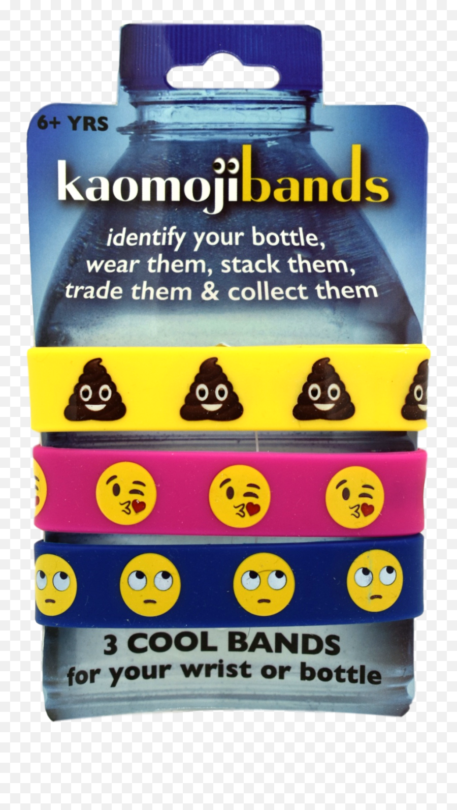 Water Bottle Bands Pack Of 3 - Walmartcom Label Emoji,Water Bottle Emoji