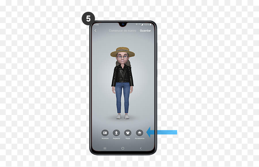 Galaxy A70 - Cómo Entrar El Menú De Edición De Mi Emoji Smartphone,Sombrero Emoji