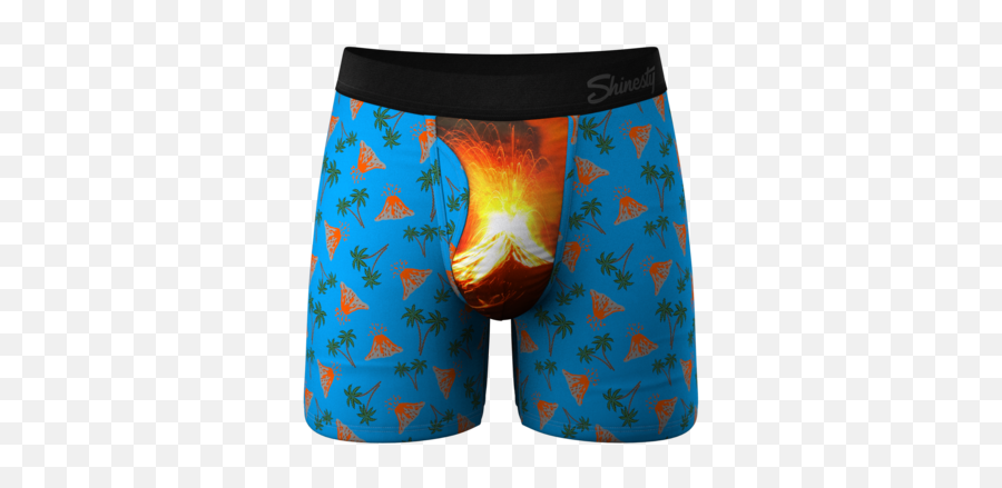 Vasectomy Compression Ball Hammock Short Boxer Briefs By Emoji,Eruption Emoji