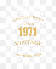 Vintage Limited Edition Made In 1971 Birthday Gift Tote Bag Emoji,Birthday Gift Message Facebook Emoticon