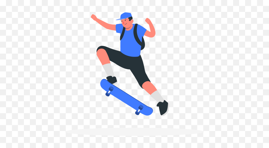 Skateboarding Customizable Cartoon Illustrations Bro Style Emoji,Skating Emoji Png