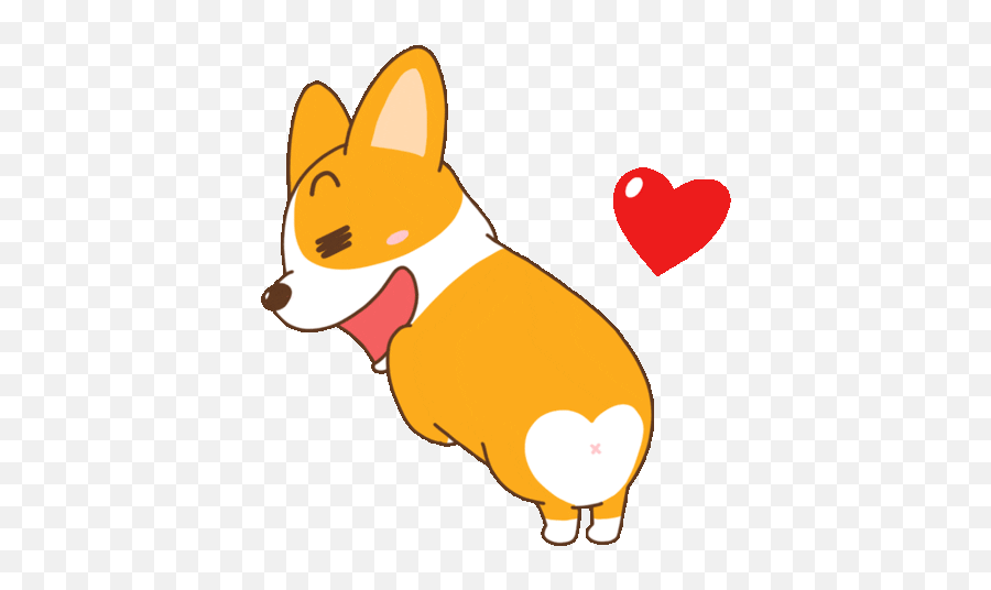 My Love Gif Funny - Bmppoop Emoji,Cartoon Butt Emoticon
