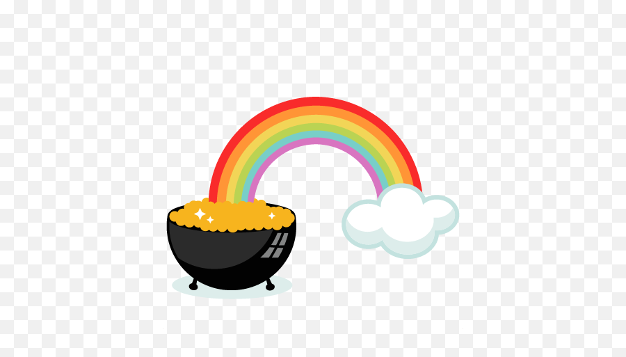 Image Pot Of Gold - Clipart Best Pot Of Gold With Rainbow Emoji,St Patrick's Day Emoji Art