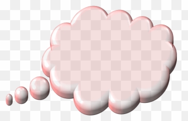 Thinking Cloud Png Download - Thinking Cloud Emoji Icon Pink Speaking Bubble Transparent,Thought Bubble Emoji