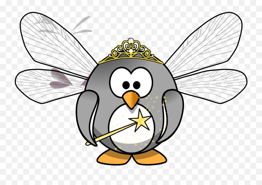 Fairy Penguin Png Svg Clip Art For Web - Download Clip Art Emoji,Fairy Emoji