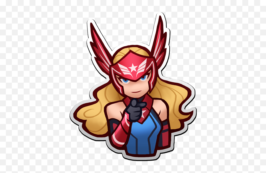 Marvel Future Fight By Netmarble Corporation Emoji,Super Hero Emoji Woman