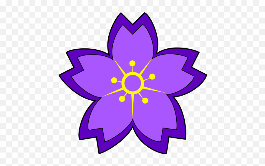Purple Flower 17 Png Svg Clip Art For Web - Download Clip Emoji,Flower Bundle Emoji