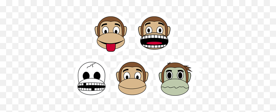Just - Happy Emoji,Monkey Emoji