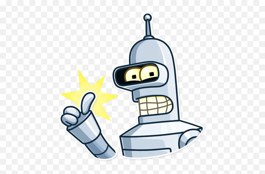 Stickers Set For Telegram - Stickers Bender Emoji,Bender Emoji