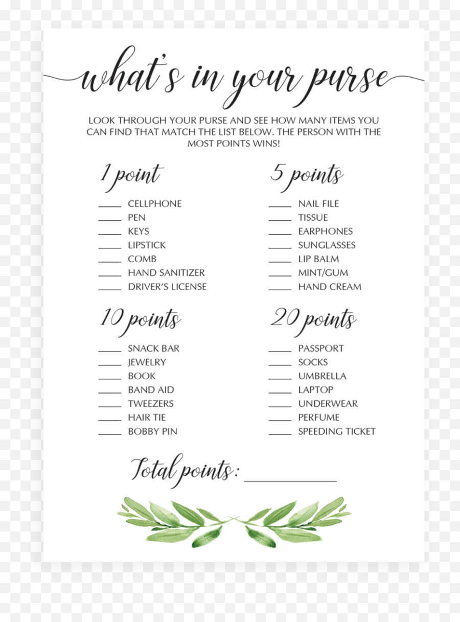 Green Wedding A - Z Game For Bridal Shower Bridal Shower Games Find The Guest Game Free Printable Emoji,Guess The Emoji Answer 14