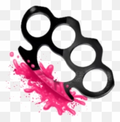 Brass Knuckles Brass Black Sticker - Hooligans Icon Png Emoji,Brass Knuckles Emoji