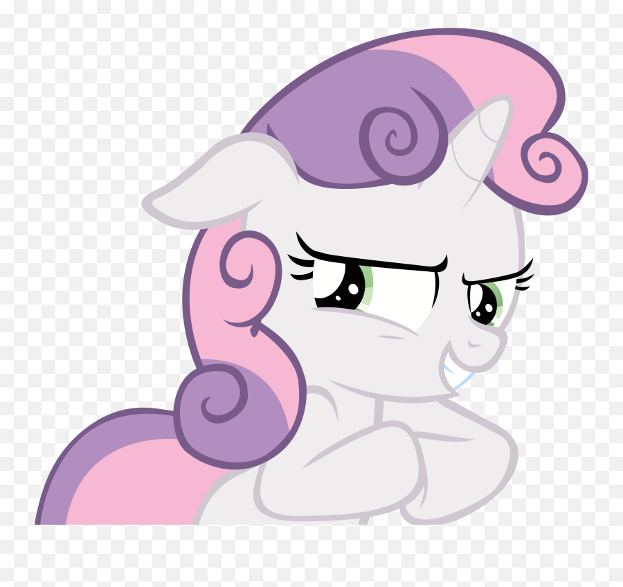 Sweetie Belle Vector Rarity Loves - Fictional Character Emoji,Belle Emoji