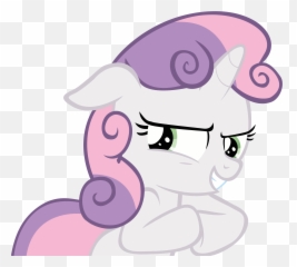 Sweetie Belle Vector Rarity Loves - Fictional Character Emoji,Belle Emoji