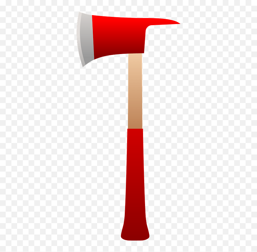 Red Axe Clipart - Horizontal Emoji,Battle Axe Emoji