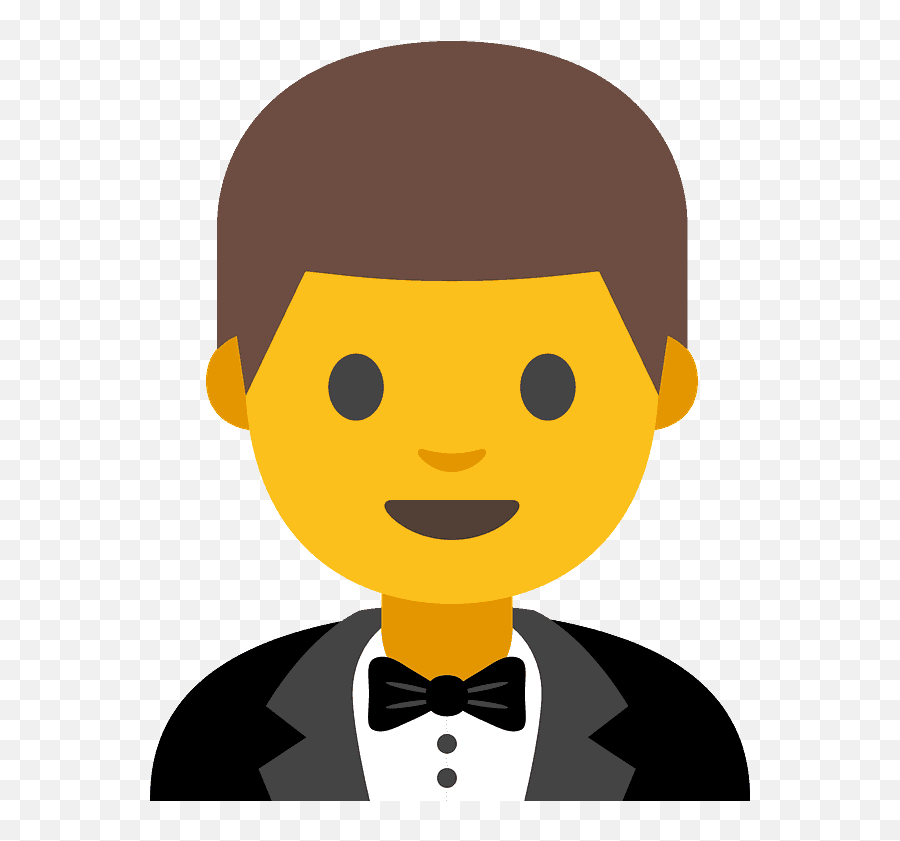 Person In Tuxedo Emoji - Office Man In Clipart,Groom Emoji