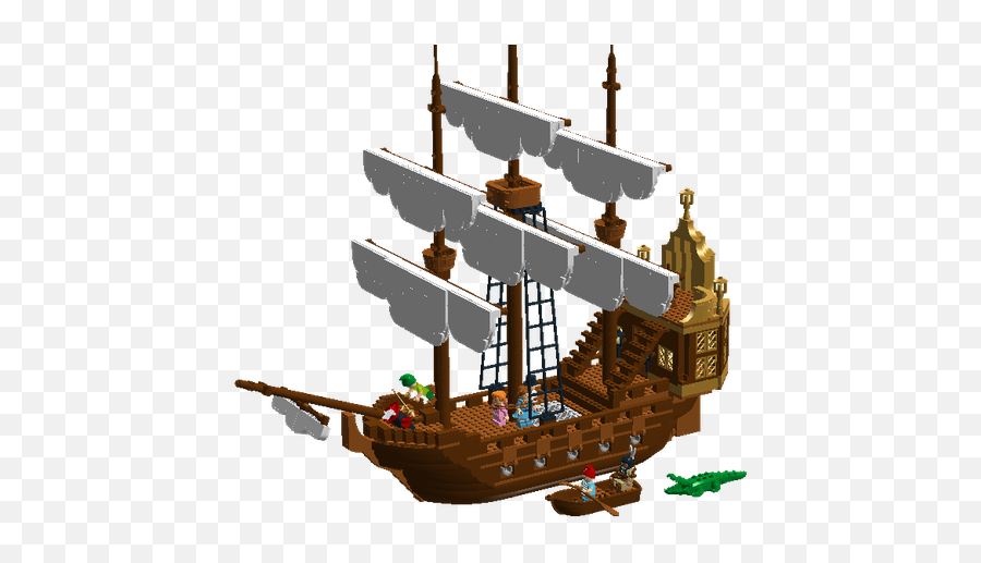 Captain Hook S Ship - Lego Jolly Roger Emoji,Peter Pan Disney Emoji