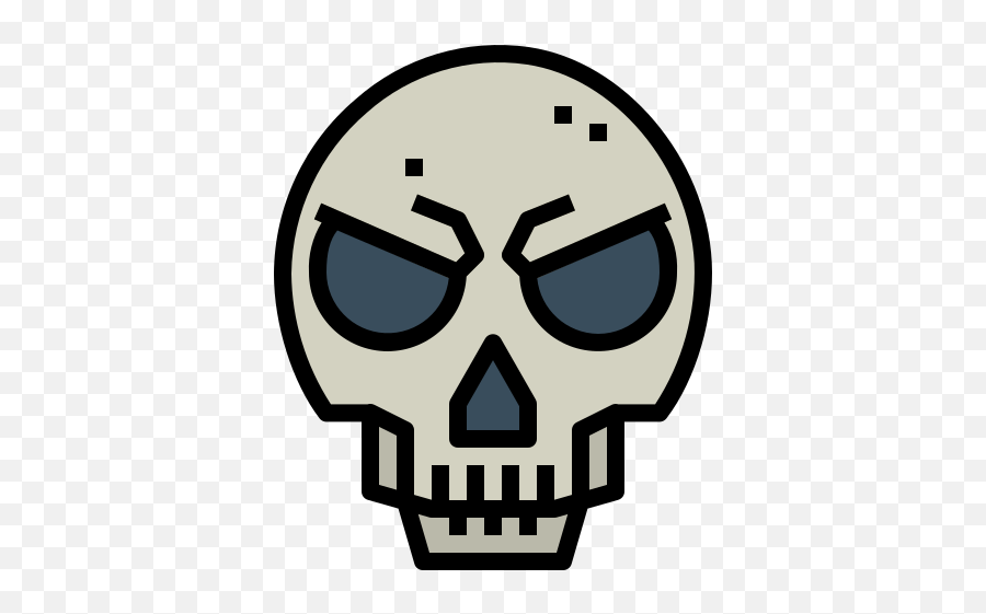 Skull - Free Halloween Icons Scary Emoji,Skull Bones Emoji