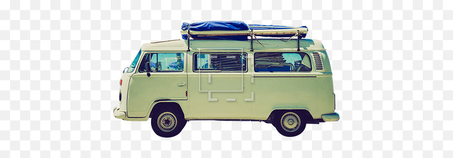 Vw Bus At The Beach - Vintage Surf Facebook Cover Emoji,Vw Hippie Emoji