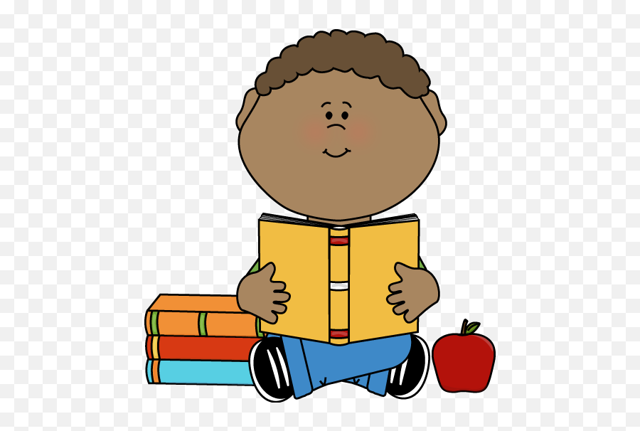 Little Boy Reading A School Book Clip - Boy Reading Clipart Emoji,1st Grade Emotion Clip Art